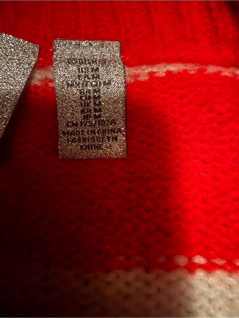 Forever 21 Red, Black & White Striped Crewneck Sweater with Embroidered Mouse - Picture 5 of 5